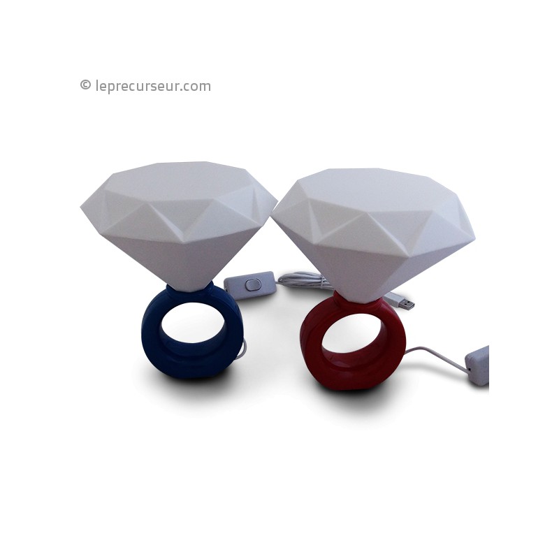Lampe design bagueà diamant LePrecurseur com Lampe design bagueà diamant LePrecurseur com