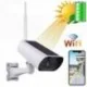 Caméra de surveillance solaire grande batterie Wifi et IP Zoom X4