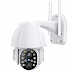 Caméra de surveillance rotative HD 1080P alarme zoom X4