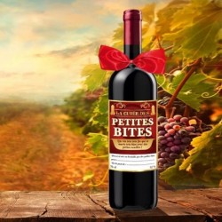 Bouteille de vin humoristique « la cuvée des petites bites » 