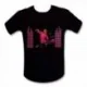 T-shirt femme Dj rose LED