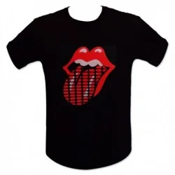 Habillement fun Led symbole des Rolling Stones