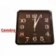 Horloge murale carrée 4Go avec caméra cachée