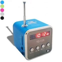 Cube mp3 et radio avec écran digital