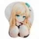 Tapis de souris fille manga seins 3D