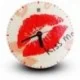 Horloge bouche sensuelle