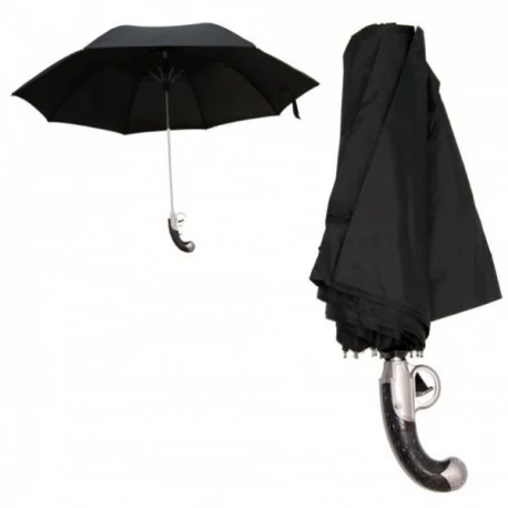 Parapluie manche forme pistolet