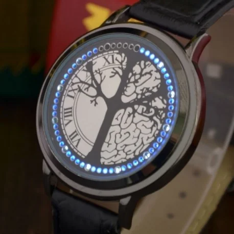 Montre tactile avec affichage original LED