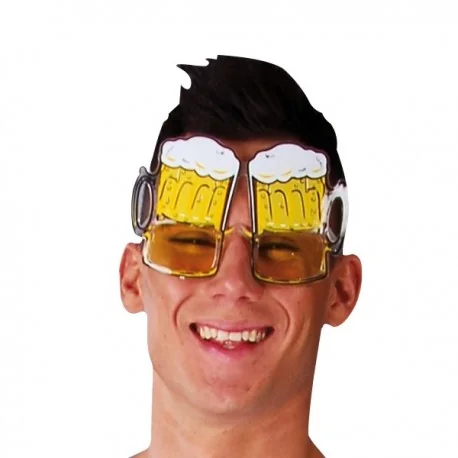 Lunettes pintes de bière