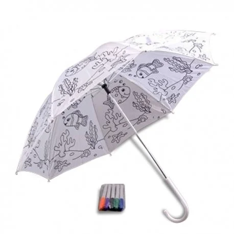 Parapluie pour enfants motifs à colorier