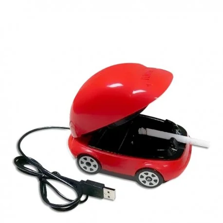 Cendrier filtre USB forme voiture 