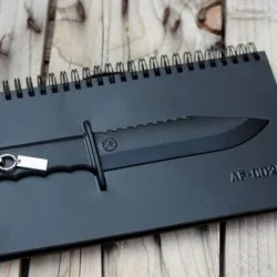Carnet de note couteau en 3D