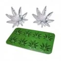 Bac à glacons feuille de cannabis en silicone