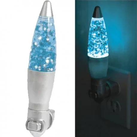 Lampe lave à paillettes