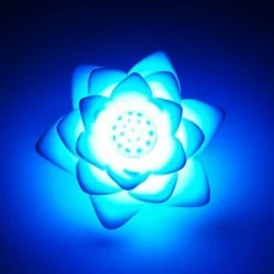 Veilleuse LED en forme de lotus