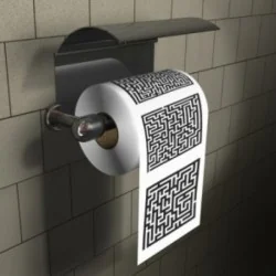 Papier WC labyrinthe