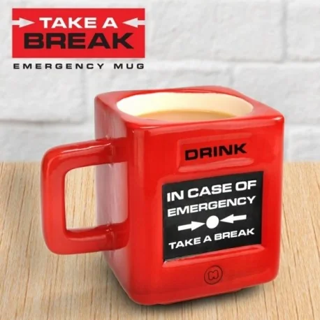 Mug In case of emergency en céramique