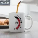 Mug thermo-changeant jauge carburant