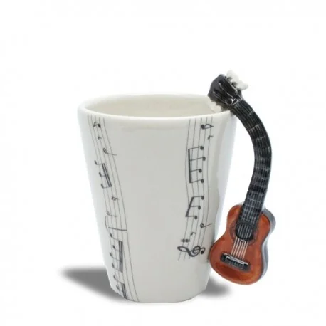 Tasse anse guitare sèche