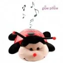 Peluche et veilleuse musicale coccinelle