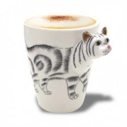Mug chat 3D en céramique 
