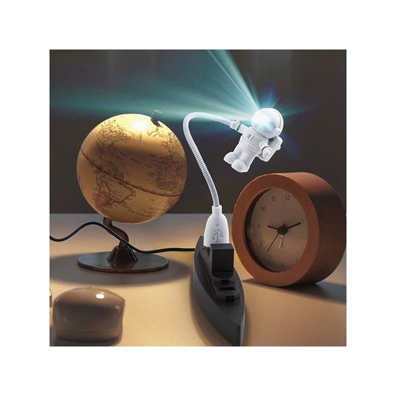 Lampe USB astronaute en plastique 