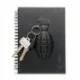 Carnet de note grenade en 3D