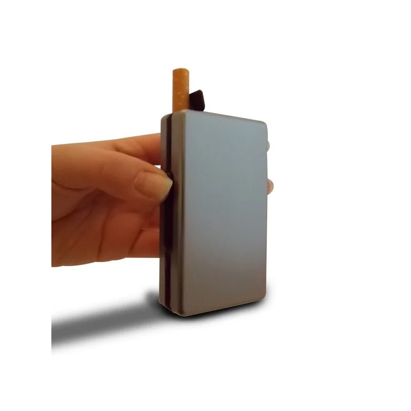 Étui à Cigarettes avec Briquet en Aluminium Électronique Boîte à