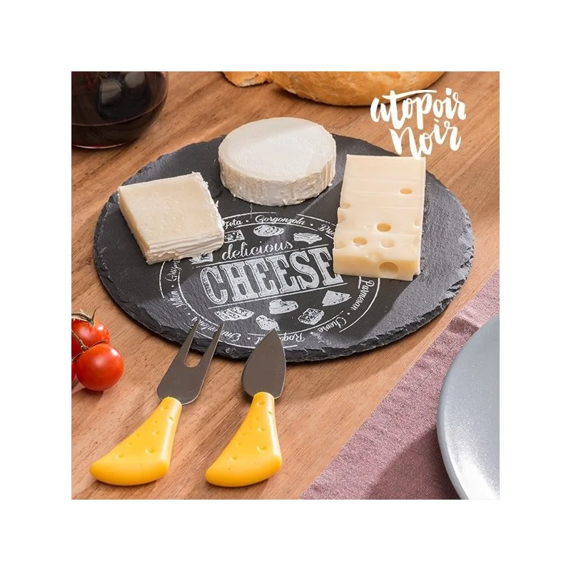 Plateaux en ardoises Cuisine Fromage Roche Argile Plateau service