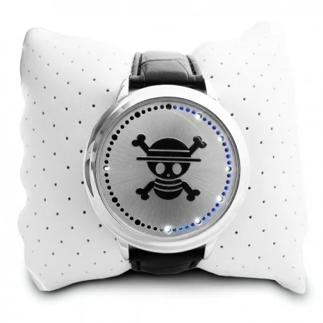 Montre LED tactile one piece tête de mort