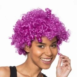 Perruque violette coupe afro