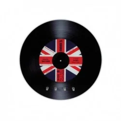 Accroche-clés disque vinyle drapeau Royaume-Uni