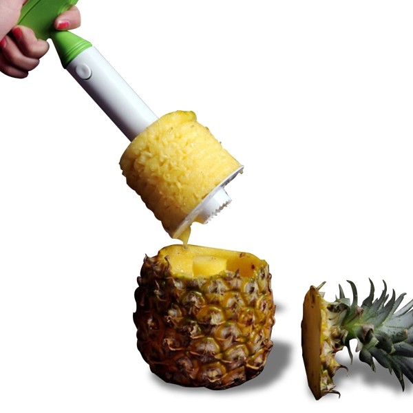 Coupe Ananas Découpe Ananas Trancheur d'Ananas, Eplucheur en Acier  Inoxydable et Coupe Avocat éplucheur Coupe-Fruits (Argent) : :  Cuisine et Maison