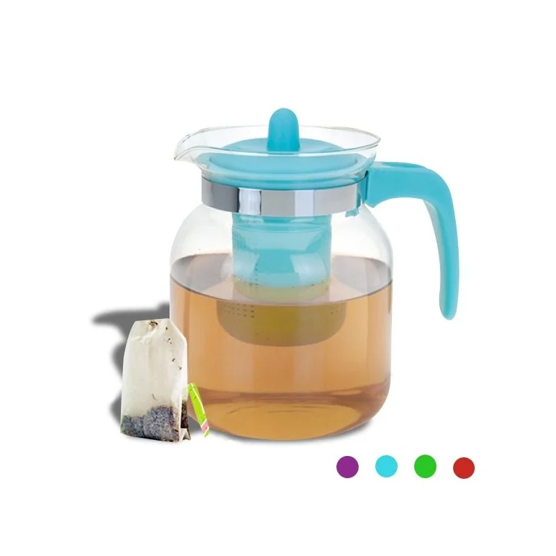 WEIS THEIERE EN VERRE AVEC INFUSEUR A THE 1,5L