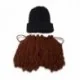 Bonnet avec longue barbe rousse