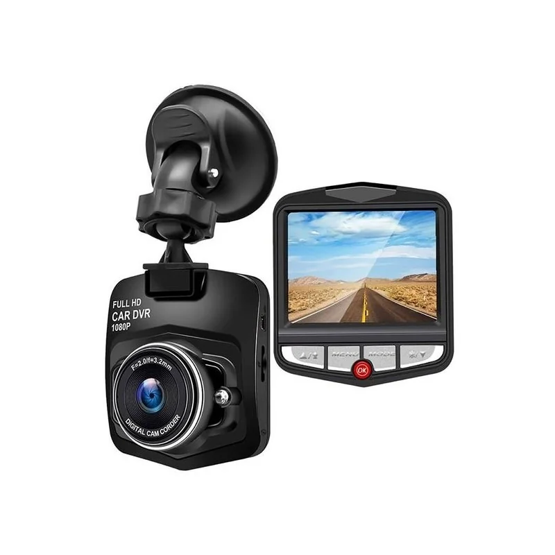 2 Dashcam caméra pour voiture 1080P infrarouge et détecteur de mouvement