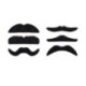 Moustaches adhésives vendues par 6